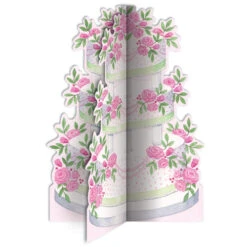 3D01 The Wedding (3D) Greeting Card