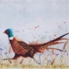 4PH101 Running Pheasant Greeting Card