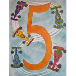 AC45 5th Birthday Card