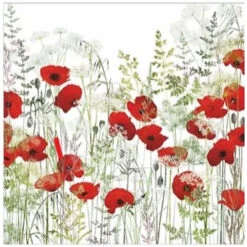 FC133 Poppy Field Greeting Card