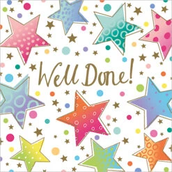 FP6316 Well Done (Stars) Greeting Card