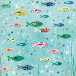 FP6349 Little Fishes Greeting Card