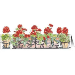 L166 Geranium Pots