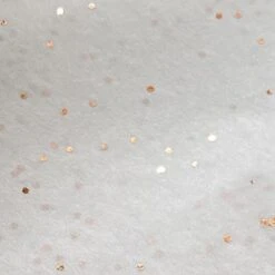 TS23 Rose Gold On White Gemstones Tissue Paper (5 Sheets)