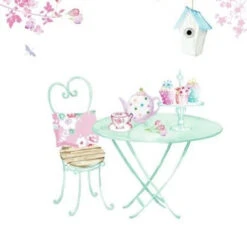 WS227S Tea In The Garden Greeting Card
