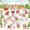 XAC12S Rudolph And Friends Advent Card