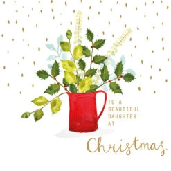 XC051 Red Christmas Jug (Daughter)